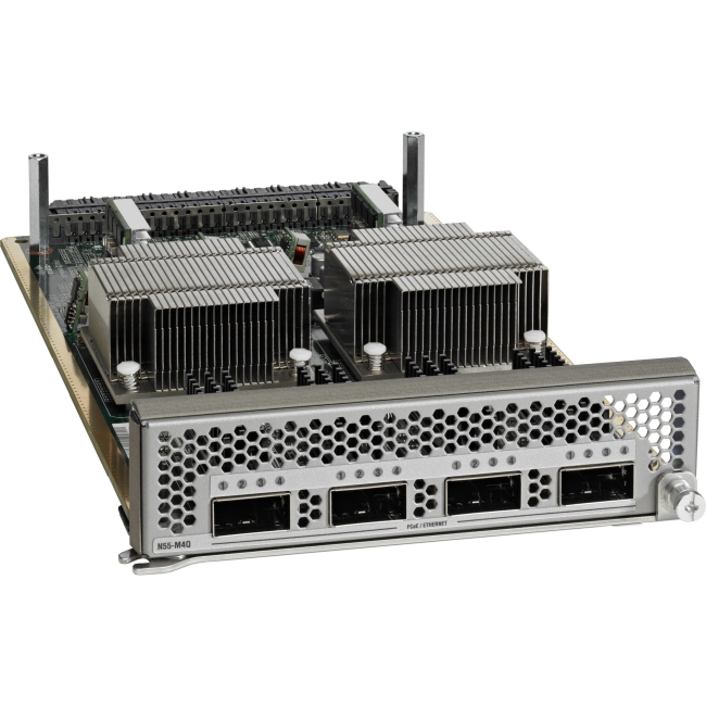 Cisco 4-Port QSFP Expansion Module - Refurbished N55-M4Q-RF