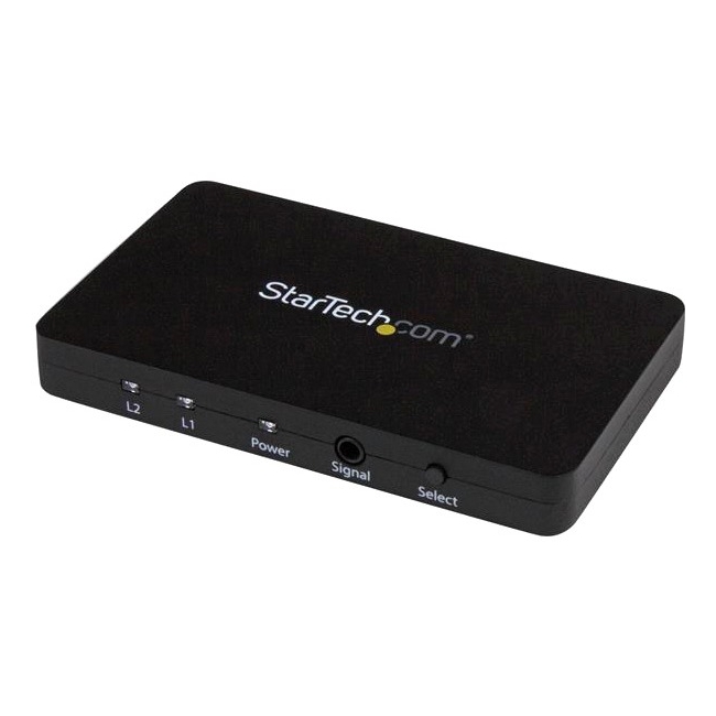 StarTech.com 2-Port HDMI Automatic Video Switch w/Aluminum Housing and MHL Support - 4K 30Hz VS221HD4K