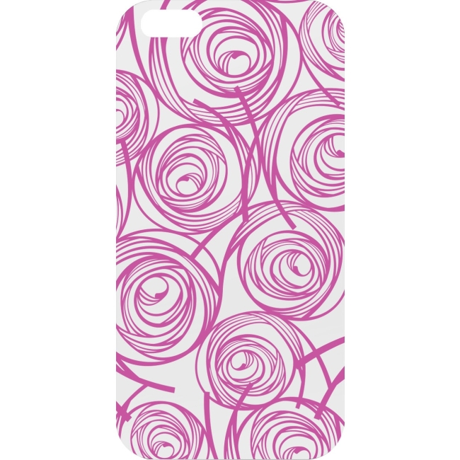 OTM iPhone 6 White Glossy Case New Age Collection, Swirls IP6V1WG-AGE-02