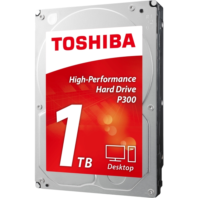 Toshiba Desktop Internal Hard Drive - 1TB HDWD110XZSTA P300