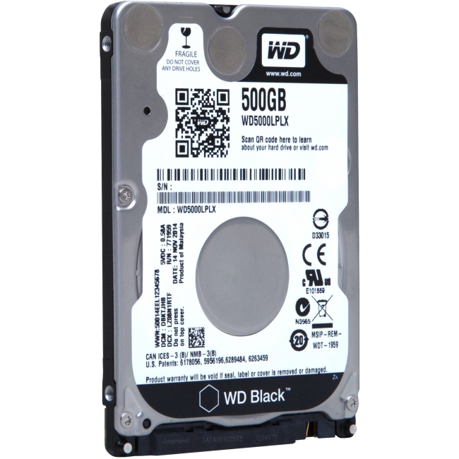 Western Digital Mobile 2.5-inch Hard Drives WD5000LPLX