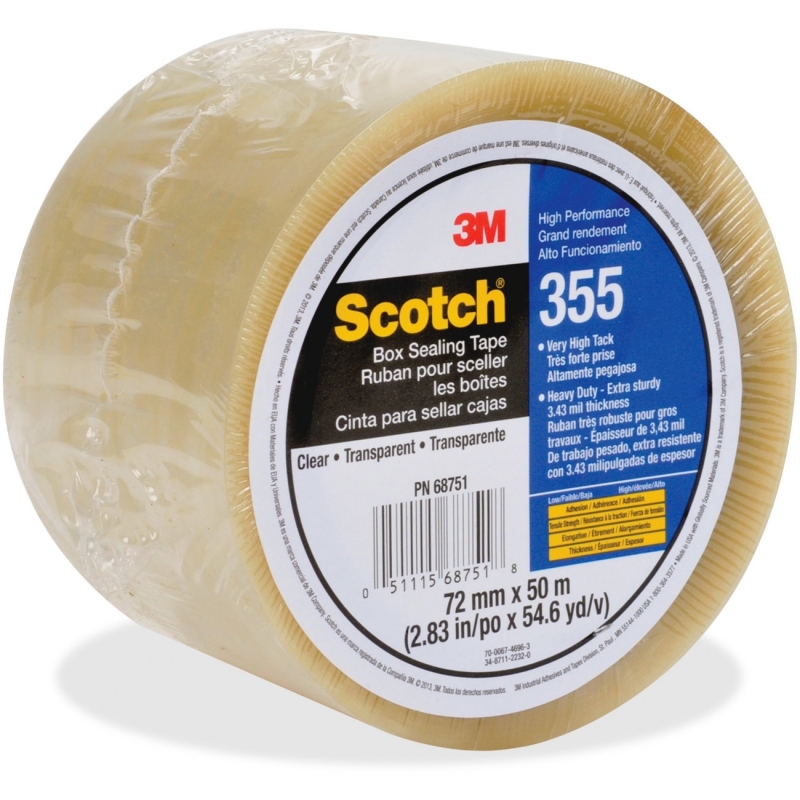 Scotch Box-Sealing Tape 355 35572X50CL MMM35572X50CL