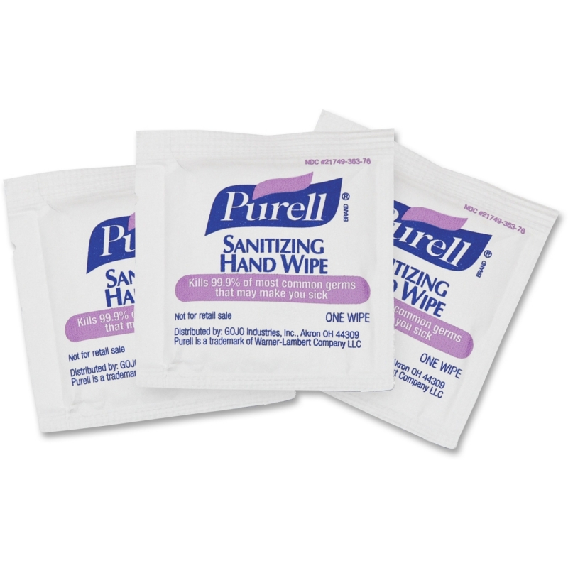 Purell Sanitizing Hand Wipe Towelettes 9021-1M GOJ90211M