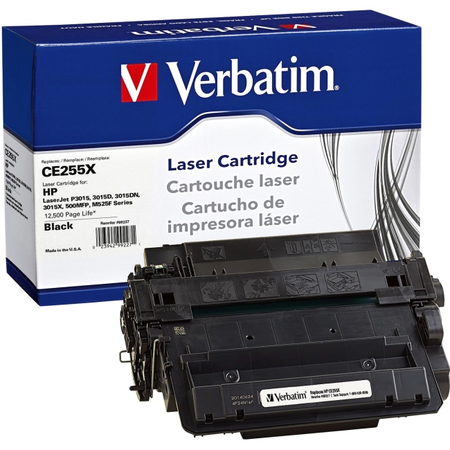 Verbatim HP CE255X Remanufactured Laser Toner Cartridge 99227