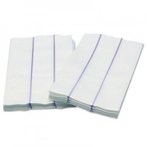 Cascades PRO Busboy Linen Replacement Towels, White/Blue, 13 x 24, 1/4 Fold, 72/Carton CSDW930 W930
