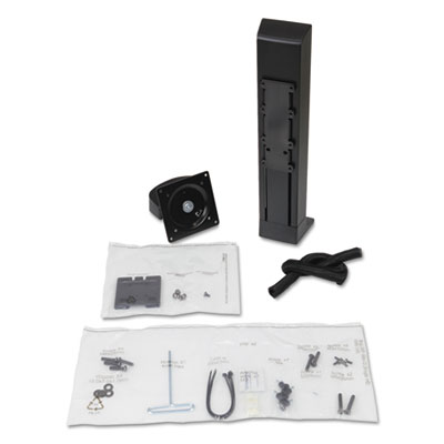 Ergotron WorkFit-T and WorkFit-PD Conversion Kit, Single LD Monitor Kit, Black ERG97905 97-905