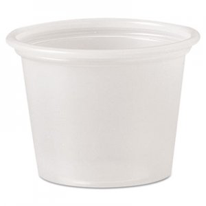 Dart Polystyrene Portion Cups, 1 oz, Translucent, 2500/Carton DCCP100N P100N