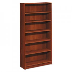 HON 1870 Series Bookcase, Six Shelf, 36w x 11 1/2d x 72 5/8h, Cognac HON1876CO