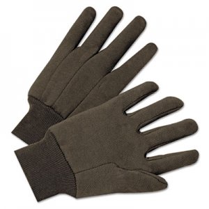 Anchor Brand Jersey General Purpose Gloves, Brown, 12 Pairs ANR1200