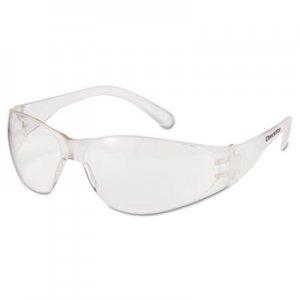 MCR Safety Checklite Safety Glasses, Clear Frame, Clear Lens CRWCL010BX CL010