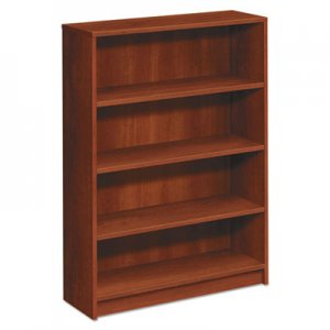 HON 1870 Series Bookcase, Four Shelf, 36w x 11 1/2d x 48 3/4h, Cognac HON1874CO