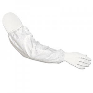 DuPont Tyvek IsoClean Sleeves, 18 in., White, One Size Fits Most, 100/Carton DUPIC501BWB IC501BW-B