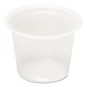 Pactiv Plastic Souffle Cups, 1 oz, Translucent, 5000/Carton PCTYS100 YS100