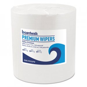 Boardwalk Hydrospun Wipers, White, 10 x 13, 1100/Roll BWKP050JPW
