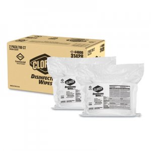 Clorox Disinfecting Wipes, 7 x 7, Fresh Scent, 700/Bag, 2 Bag/Carton CLO31428 31428