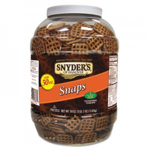 Snyder's Traditional Pretzels, Snaps, 50 oz Canister SNY1011039 1011039