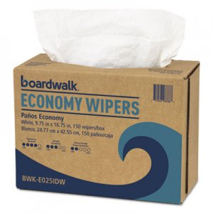 Boardwalk Scrim Wipers, 4-Ply, White, 9 3/4 x 16 3/4, 900/Carton BWKE025IDW