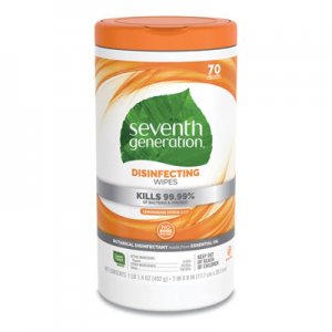 Seventh Generation Botanical Disinfecting Wipes, 7 x 8, 70 Count, 6/Carton SEV22813CT SEV 22813