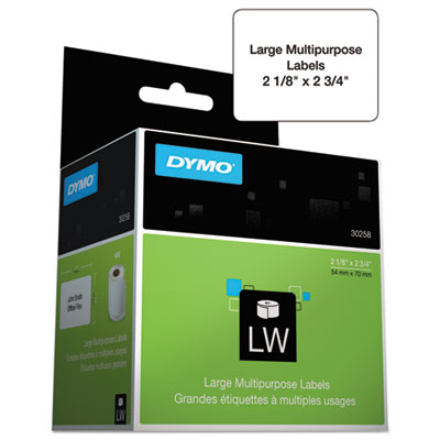 DYMO LabelWriter Multipurpose Labels, 1 x 1, White, 750 Labels/Roll DYM30332 30332