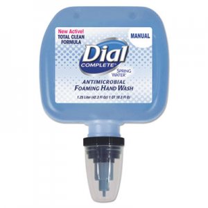 Dial Professional Antimicrobial Foaming Hand Wash, Spring Water Scent, 1.25 L Cartridge, 3/Carton DIA13441CT 17000134413