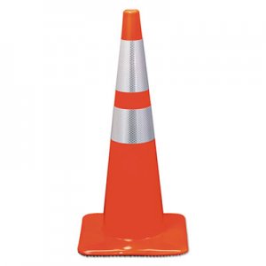 3M Reflective Safety Cone, 12 3/4 x 12 3/4 x 28, Orange MMM90129R 90129-R