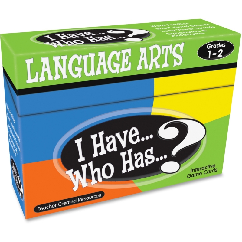 Teacher Created Resources I Have, Who Has Language Arts Game Grade 1-2 7815 TCR7815