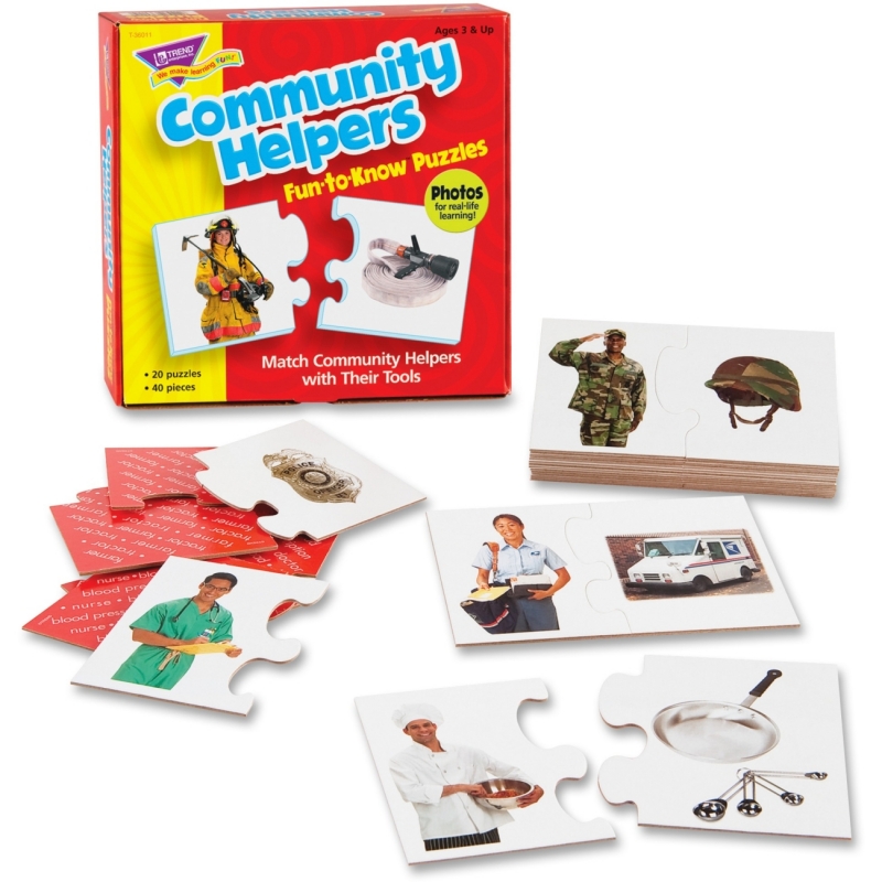 Trend Community Helpers Fun-to-Know Puzzles 36011 TEP36011