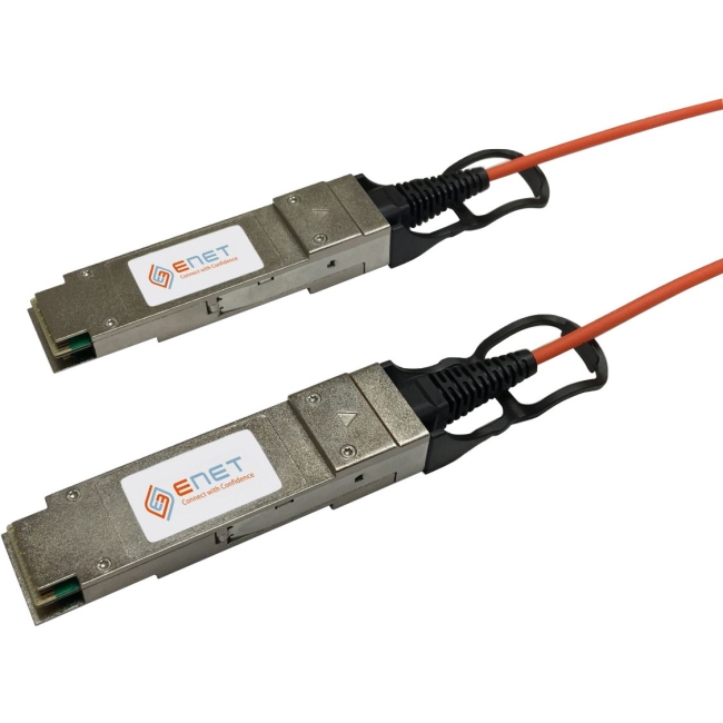 ENET Fiber Optic Network Cable QSFP-H40G-AOC15M-ENC