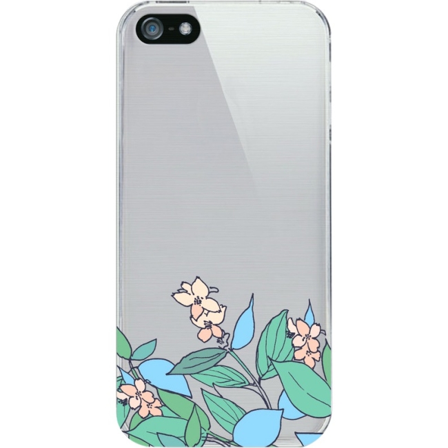 OTM Floral Prints Clear Phone Case, Pastel IP6PV1CLR-FLR-02