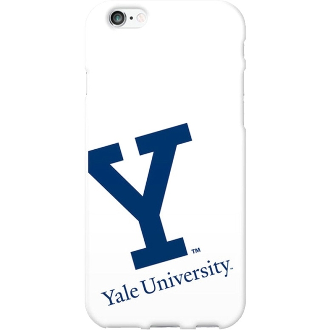 OTM Yale University White Phone Case, Cropped V1 IPH6CV1WG-YU-03A