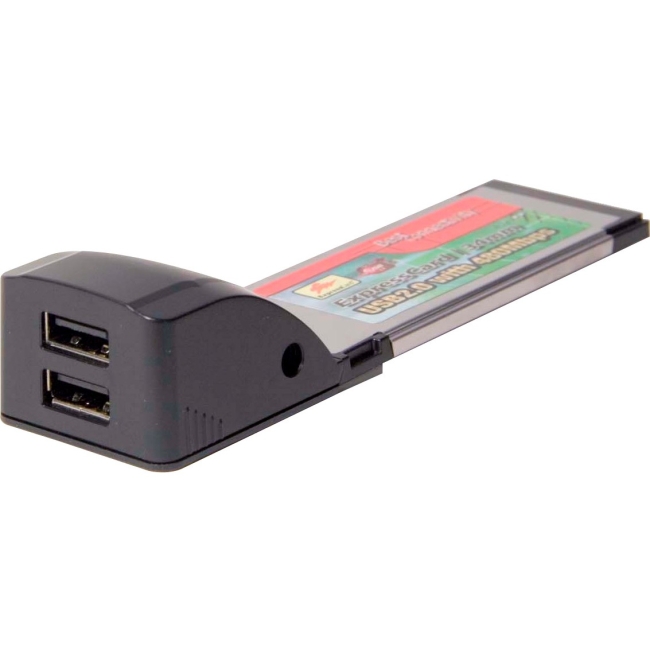 SYBA Multimedia USB 2.0 2 Ports ExpressCard /34mm Card SD-EXPC34-2U