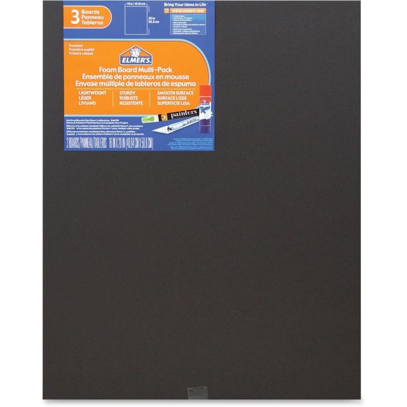 Elmer's 3-pack Black Foam Boards 950025 EPI950025