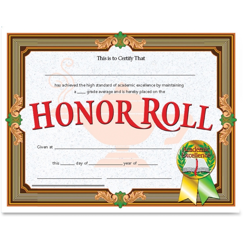 Flipside Honor Roll Certificate VA612 FLPVA612