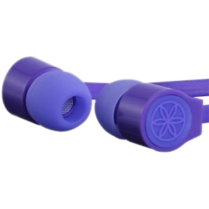 Gaiam FlatWire Ear Buds - Purple 30763