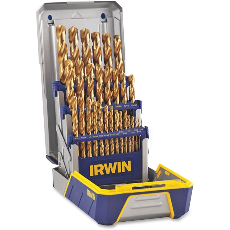 IRWIN IRWIN 29 Piece Titanium Metal Index Drill Bit Set 3018002 IRW3018002