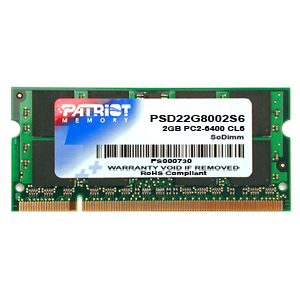 Patriot Memory Signature 2GB DDR2 SDRAM Memory Module PSD22G8002S