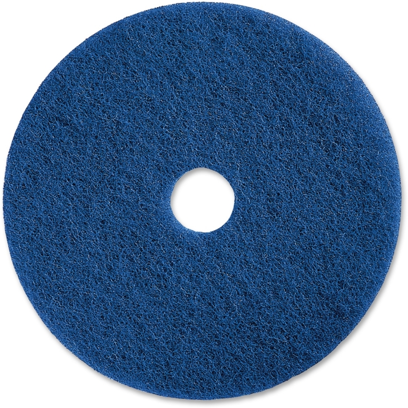 Genuine Joe 20" Medium-duty Blue Scrubbing Floor Pad 90620 GJO90620