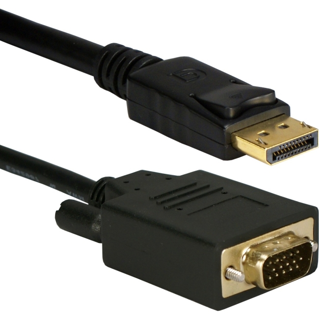 QVS 15ft DisplayPort to VGA Video Cable DPVGA-15