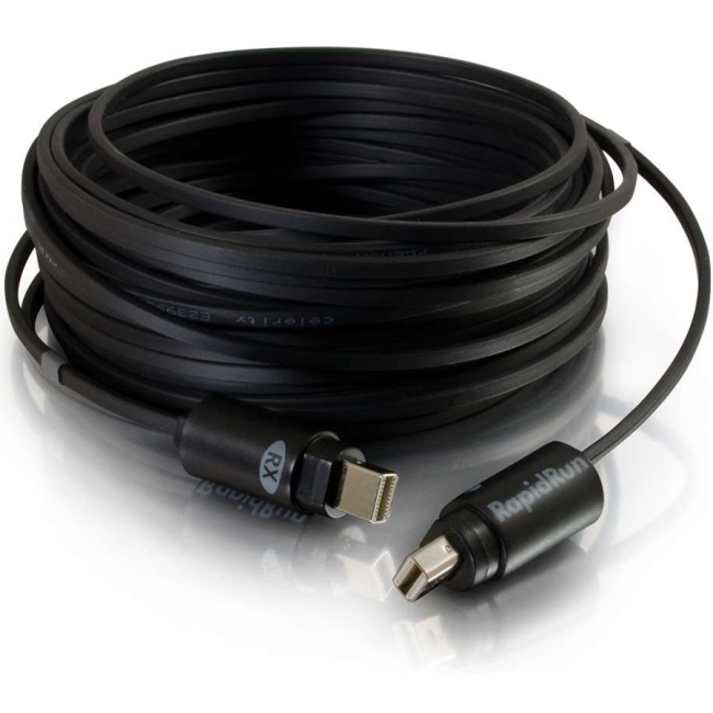 C2G 100ft RapidRun Optical Runner Cable - Plenum, OFNP-Rated 60122
