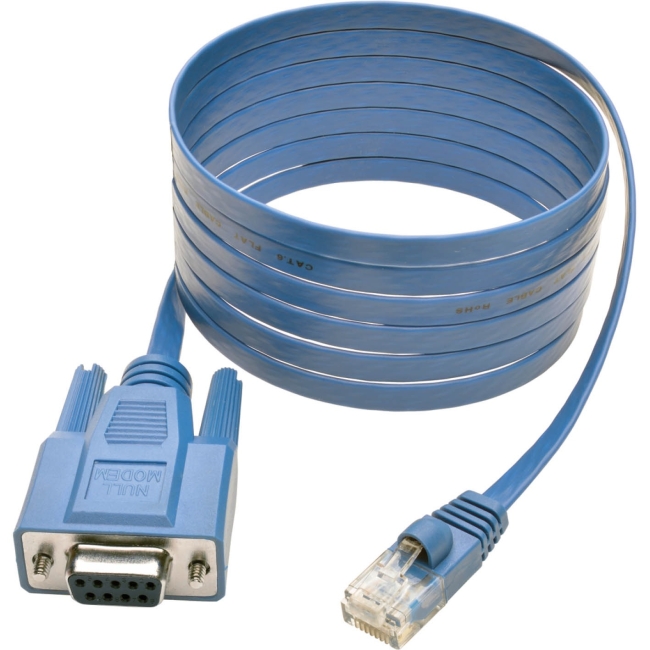 Tripp Lite 6 ft RJ45 to DB9F Cisco Serial Console Port Rollover Cable P430-006