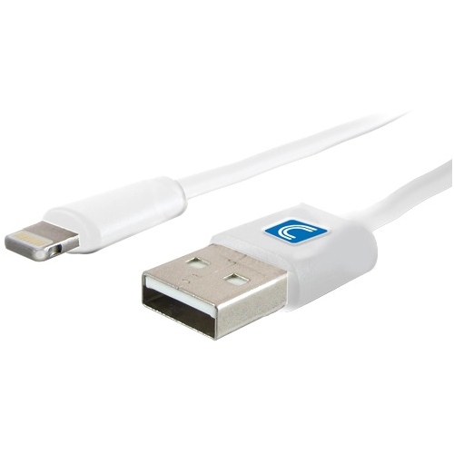 Comprehensive Lightning Male to USB A Male Cable White 3ft LTNG-USBA-3ST