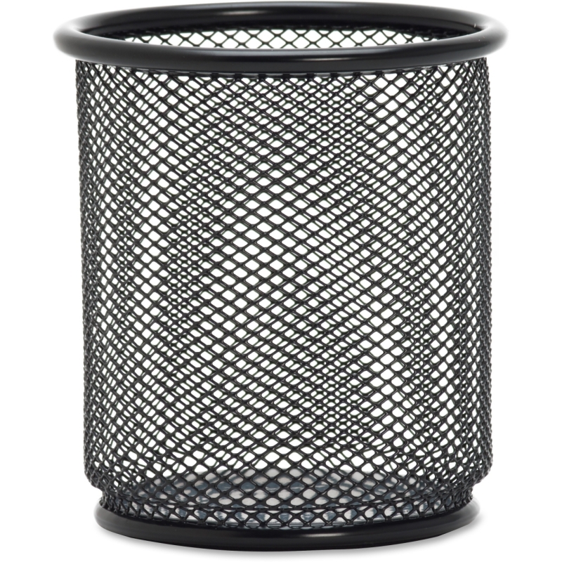 Lorell Black Mesh/Wire Pencil Cup Holder 84149 LLR84149