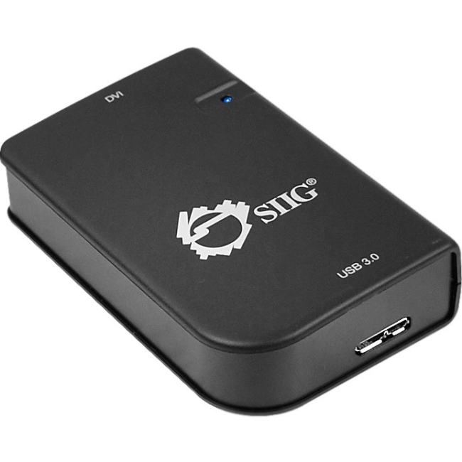 SIIG SuperSpeed USB 3.0 to DVI Adapter JU-DV0511-S2
