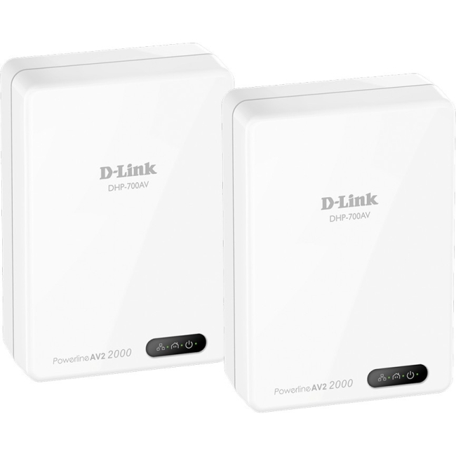 D-Link PowerLine AV2 2000 Gigabit Network Extender Kit DHP-701AV