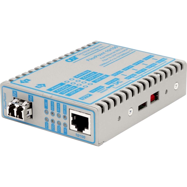 Omnitron iConverter 10/100 LC Single-Mode 30km Plug-In Module 8387-1 8387-1-x