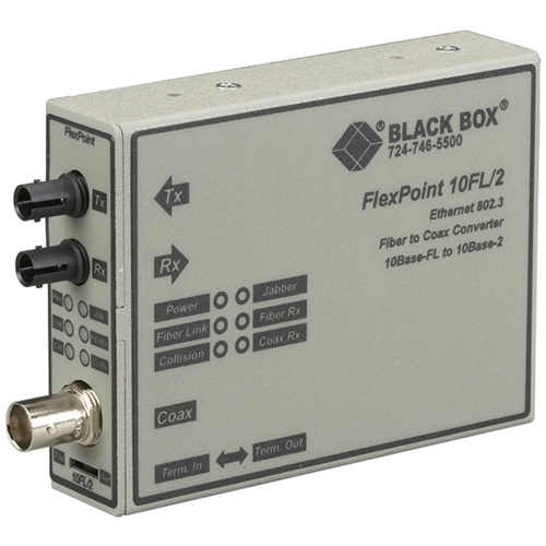 Black Box FlexPoint Ethernet Media Converter LMC211A-SM