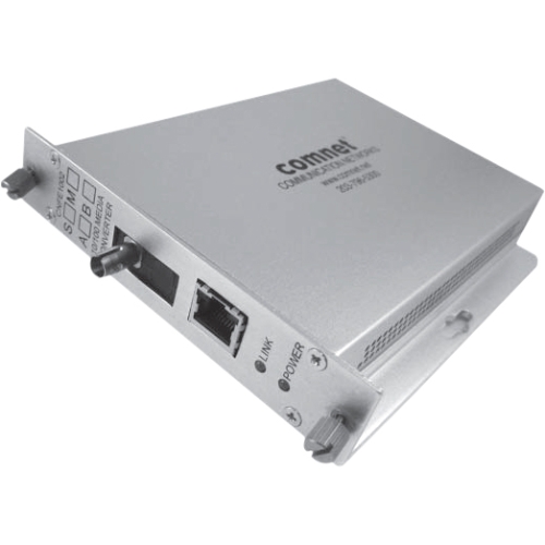 ComNet 10/100 Mbps Ethernet Electrical to Optical Media Converter CNFE1004SAC1B-M