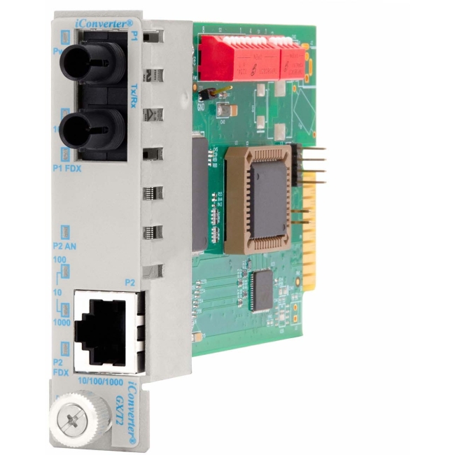 Omnitron iConverter GX/T2 ST Multimode 550m Plug-In Module 8520N-0 8520N-0-x