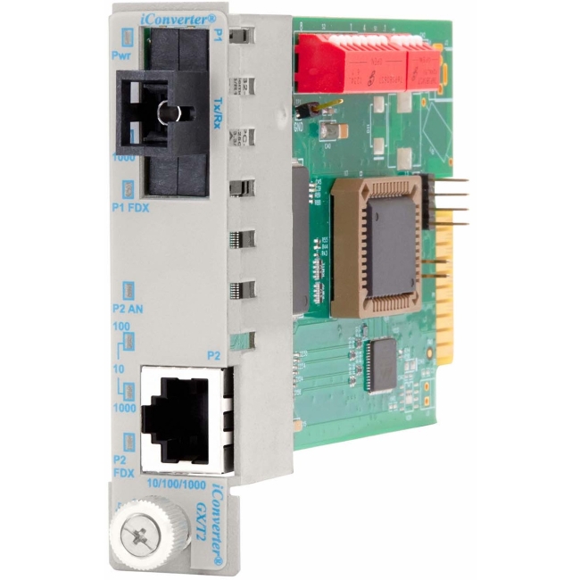 Omnitron iConverter GX/T2 SC Single-Mode Single-Fiber 15/13 20km Plug-In Module 8531N-1 8531N-1-x