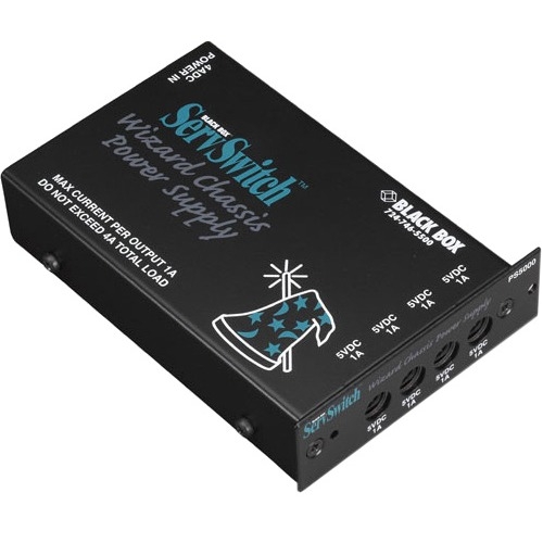 Black Box Rackmountable Power Distribution Module, For up to (4) Extenders PS5000-R2